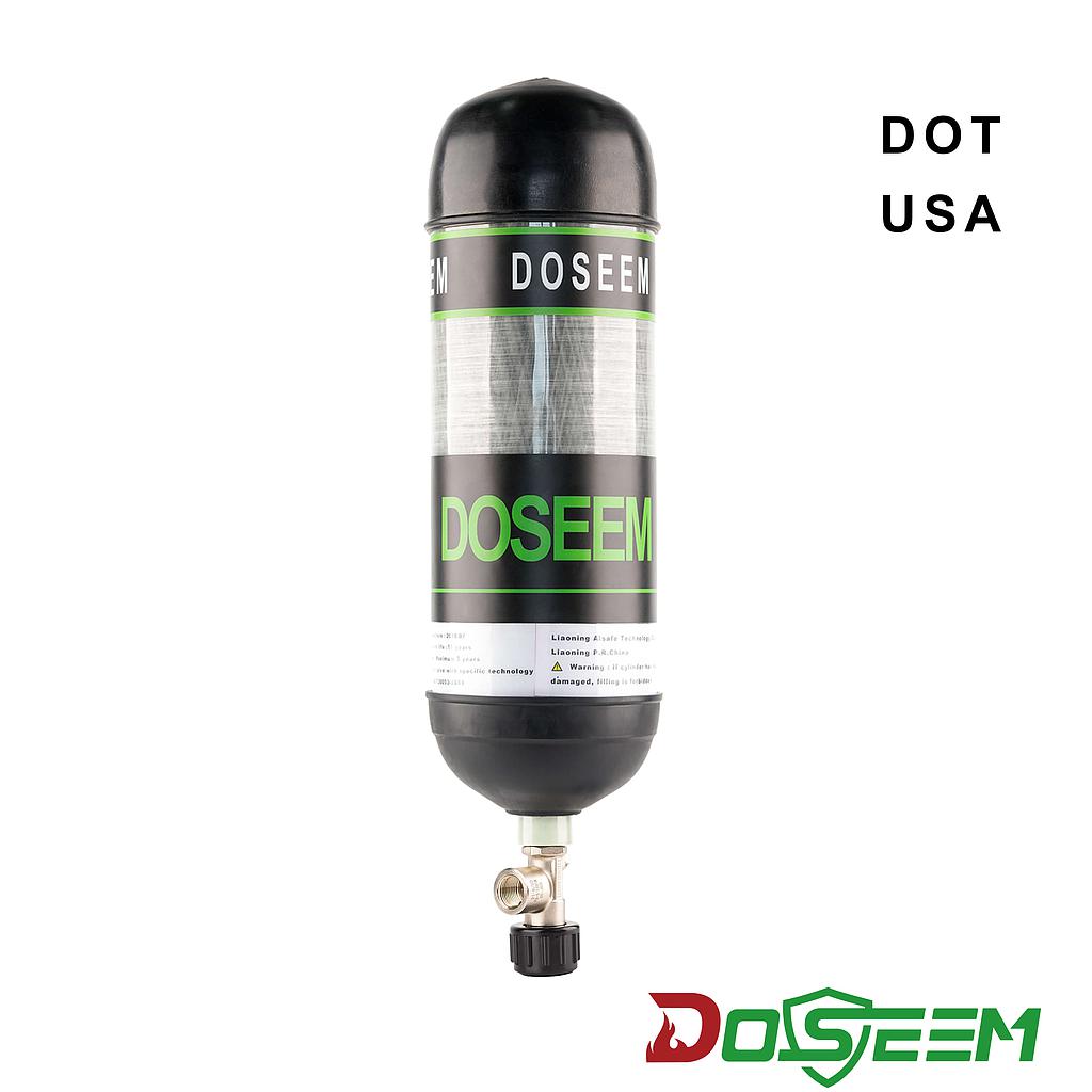 DOSEEM 6.8L Air cylinder (DOT) &amp; Self-locking cylinder valve KHF-30